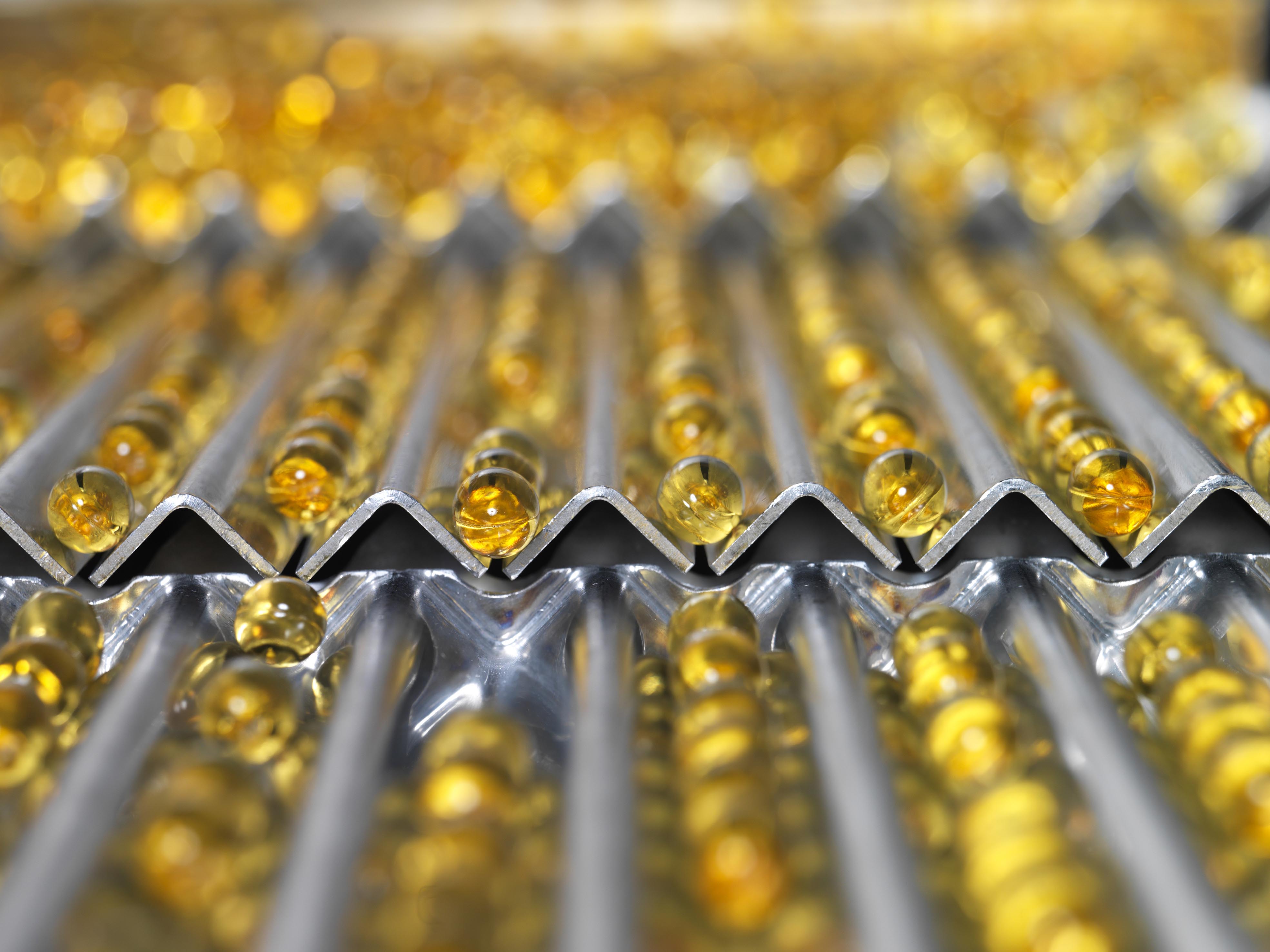 Medical Pills in production Line